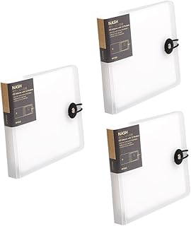 Veemoon 3 Peças 12 CD Saco Bolsa Transparente Carteira Transparente Estojo De Bolsa Carteira CD Dvd Suporte De Armazenamento CD Dvd Recipiente CD Dvd Organizador Saco De Armazenamento De