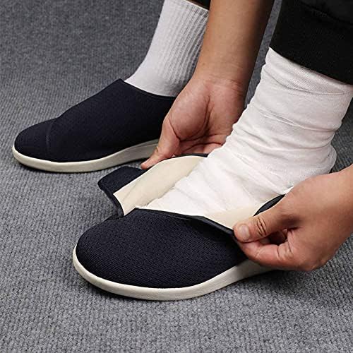 Women's Diabetic Shoes Extra Wide Comfortable Adjustable with Non-Slip Air Cushion Bottom for Elderly Swollen Feet Edema - Image 2