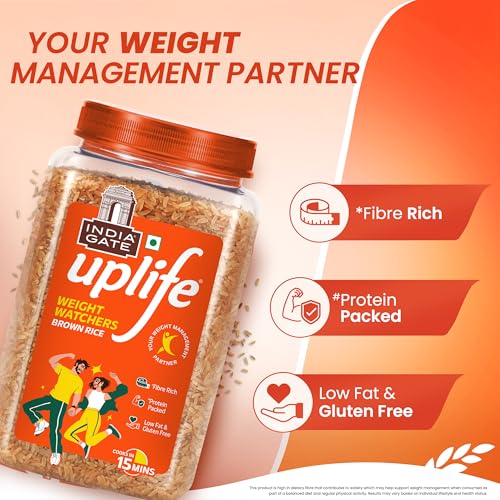 Image of India Gate Weight Watchers Special Brown Rice 1Kg (Pack of 2)
