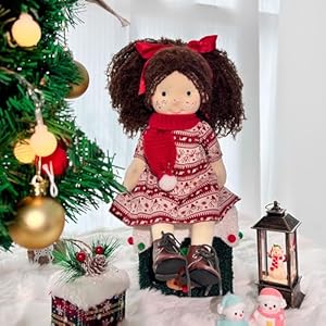 Waldorf doll handmade rag doll personalized collectors plush doll for kids birthday present with beautiful present box skylar 12  urban country home decor