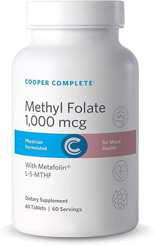 Cooper Complete Metil Folato L-5-MTHF 1000 mcg Paquete de 1