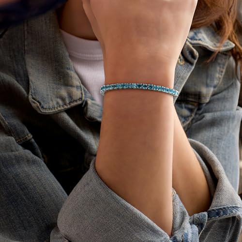Ross-Simons 12.00 ct. t.w. London Blue Topaz Tennis Bracelet in Sterling Silver2