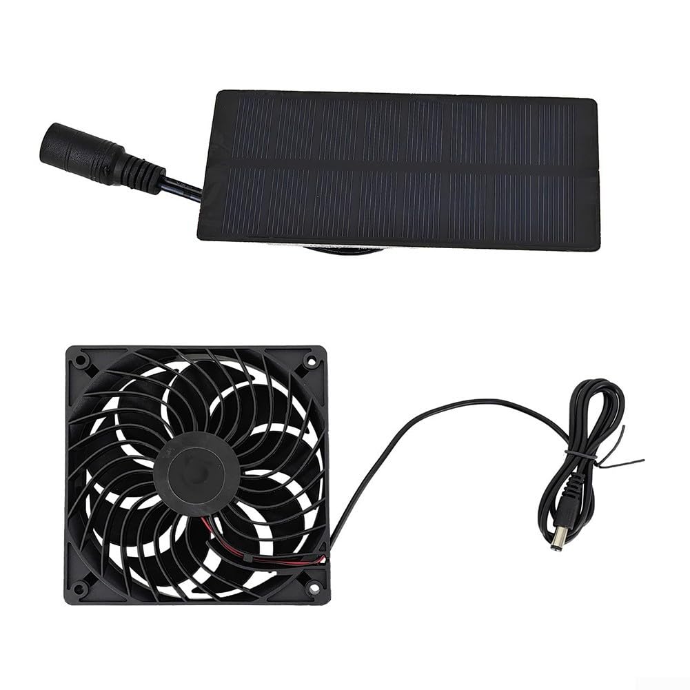 Kit de ventilateur et panneau solaire 100 W 12 V étanche