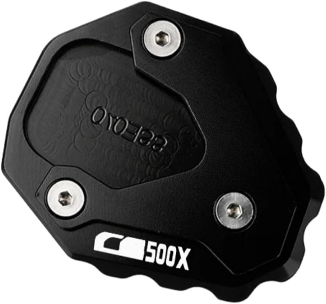 Motorcycle Kickstand Enlarge Plate Motorcycle Kickstand Side Extension Pad Support Plate Enlarge Stand For HO&ND&A CB500X 2018-2023 2024 2026