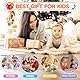 Musikinstrumente für Kinder, Kinderspielzeug ab 3 Jahre, Montessori Spielzeug, Holzspielzeug Baby Schlagzeug Kinder Trommel, Percussion-Instrumente Set, Geschenkideen für Jungen Mädchen 3+(9 in 1)