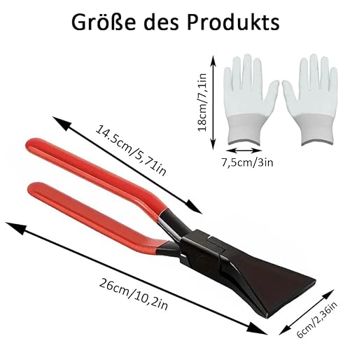 Miniatura 2 de Alicates Plegables 180 , 1 Pieza 6cm De Ancho Alicates Para Doblar Chapa, Herramientas Dobladoras De Chapa, Alicate Dobladores De Chapas De Metal, Con Mango Y Guantes, Para Doblar Y Alisar