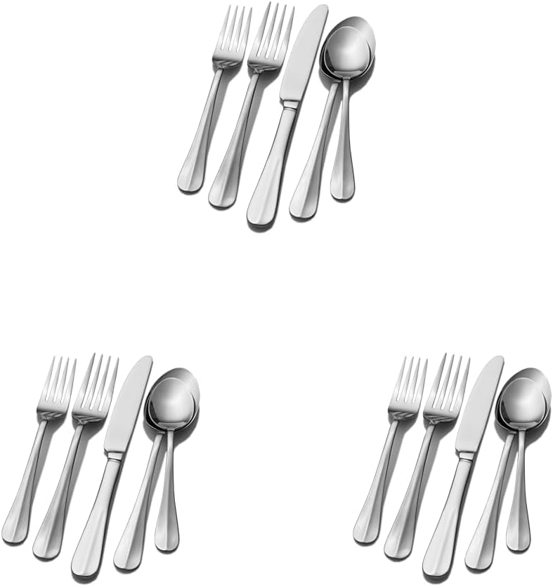 Pfaltzgraff Adventure 20-Piece Stainless Steel Flatware Set, Service for 4