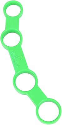 EXCEART Guitar Finger Expansion, 1Pcs Plastic Finger Sleeve Finger Force Span Practicing Trainer Tool for Guitar Bass Piano Finger System Musical Instrument Accessories- Size L (Green)