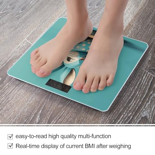 Báscula Digital de Baño con Vidrio Templado y Pantalla LCD miniatura 5