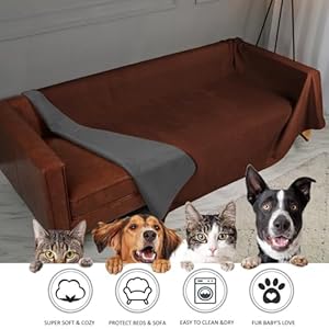   Ameritex-Pet-Bed-Blanket-Reversible-100-Waterproof-Velvet-Super-Soft-for-Sofa-and-Bed