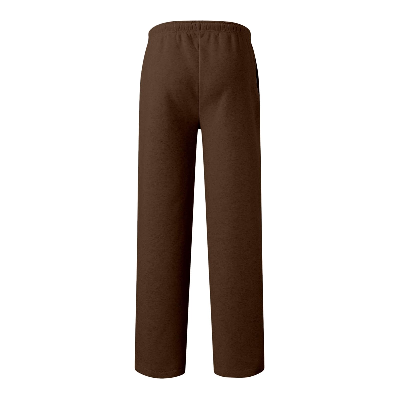 Pantalones casuales para niños, cintura elástica, cordón, ajuste holgado, pantalones de chándal de pierna ancha, pantalones largos cómodos para el día a díaNavidad 2026