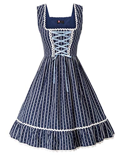 Kancy Kole KCH02113-1_XL@#YYSBSL Women'S Bavarian Oktoberfest Dirndl Dress 3-Pieces thumb #6