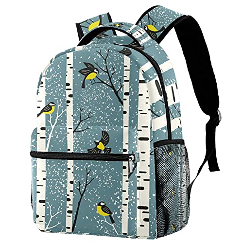 Sac à dos d'école colibri coloré pour fille et garçon avec compartiment PC