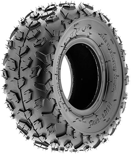 SunF A014 XC Sport-Racing Go-Kart & Quad ATV 145/70-6 (14x6-6) Knobby Tire, 6 PR, Tubeless