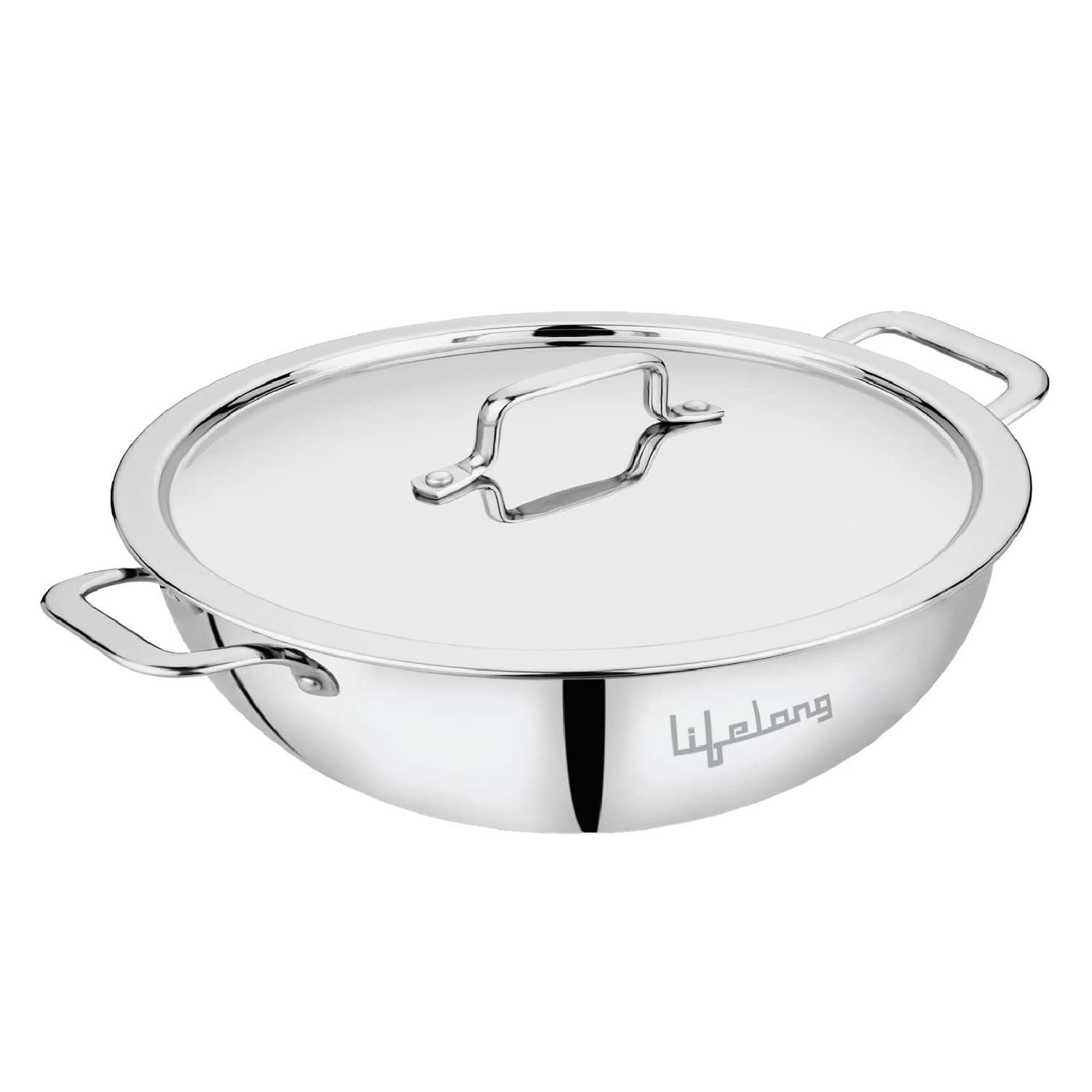 Lifelong Triply Kadai - 26cm, Even Heating -11