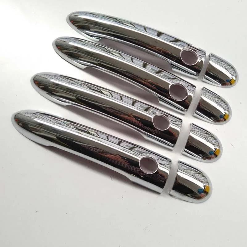 Poignée de porte coulissante pour Clio 3 avec cache en plastique chromé durable
