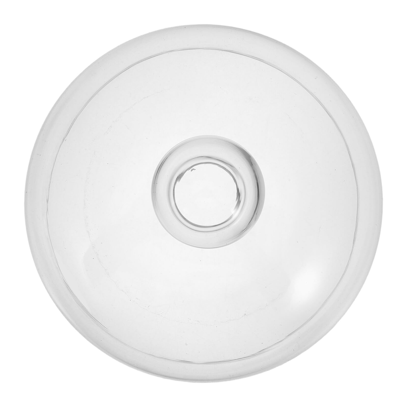 FRCOLOR Couvercle en Verre à Gâteau Transparent sans Plomb Dôme et Poignée Ronde, pour Conserver Les Aliments Lors Cuisson