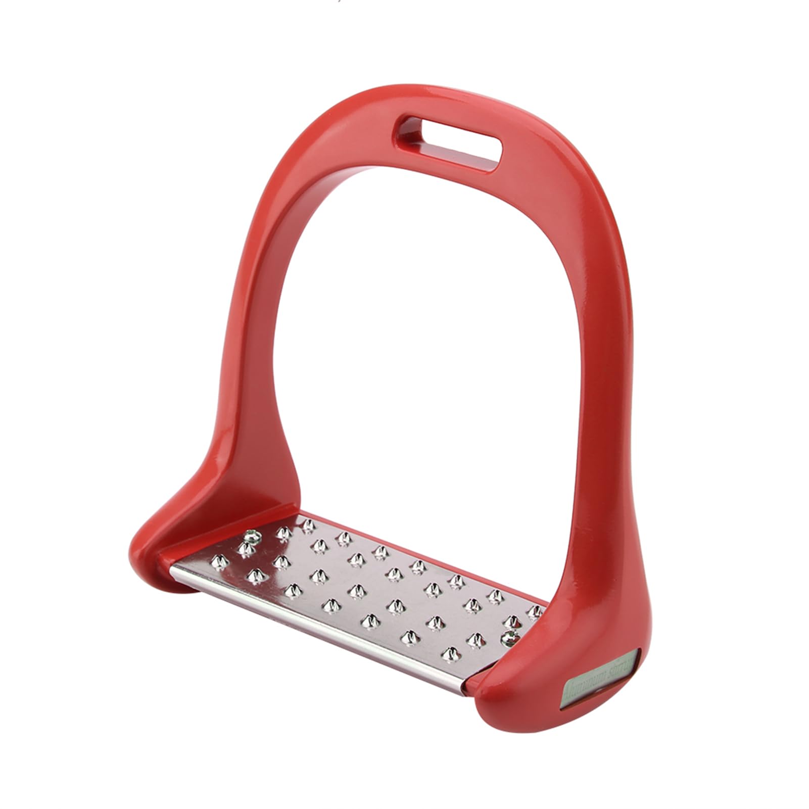 Estribo de equitación de acero inoxidable antideslizante almohadilla ecuestre silla de aluminio con pintura