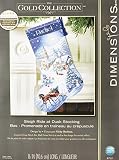DIMENSIONS Zählmusterpackung mit Zählmuster, Schlittenfahrt bei Dämmerung