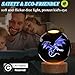 POSSHE Dragon Night Light, 3.15 Inch (80mm) K9 Crystal 3D Lamp with Remote 16 Color for Birthday Xmas Cool Figurines Dragon Gifts for Room Decor Boys Girls