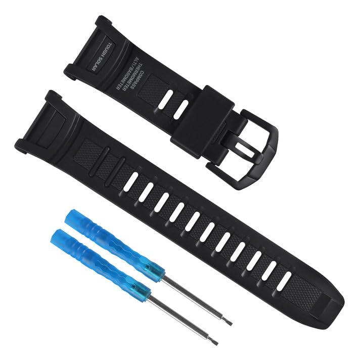 Correa de reloj de resina compatible con Caiso Protrek PRG130 PRG130 1V PRW1500 PRW1500 1Y PRW1500 1V PRW1500J 1 Correa de reloj de cuero de repuesto Pathfinder Casio Protrek correa de reloj deportivo