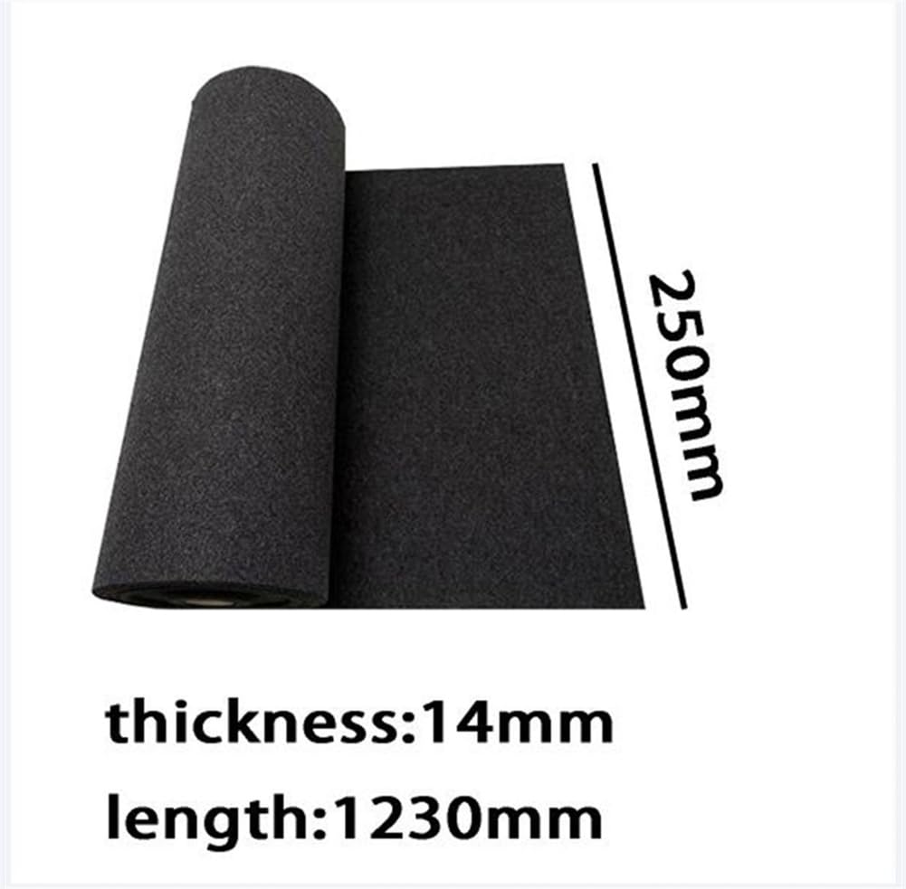 Manta de soldadura de fieltro de grafito de alta temperatura, 1230 mm de largo, 250 mm de ancho, 14 mm de grosor, protección contra el calor para fabricación de soldadura y aplicaciones de alta