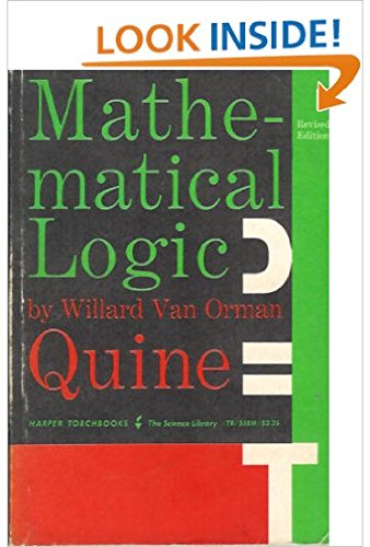 Mathematical logic (Harper torchbooks : The Sci... B0007E59TQ Book Cover