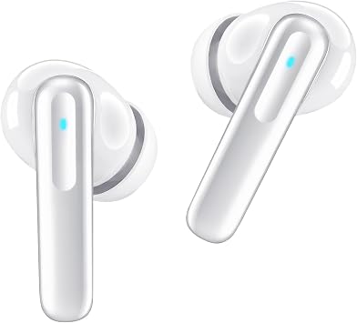 Wentronic R1 Wireless Earbuds Bluetooth 5.4 Stereo Sound Headphones - White