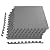 BalanceFrom Puzzle Exercise Mat with EVA Foam Interlocking Tiles for MMA, Exercise, Gymnastics and Home Gym Protective Flooring, 3/4" Thick, 24 Square Feet, Gray