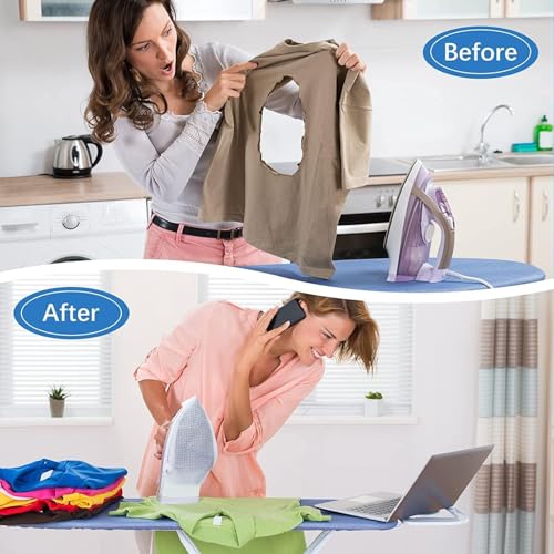 Image of Steam Iron Teflon Shoe Cover | Plate Protector Cover Ironing Accessories for Cloth Safe Slip Quick Install Cover Most Standard Size Iron Cover