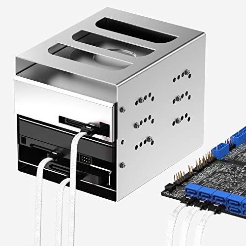 QIVYNSRY 3PACK SATA Cable III 3 Pack 6Gbps Straight HDD SDD Data Cable with Locking Latch 18 Inch for SATA HDD, SSD, CD Driver, CD Writer, White
