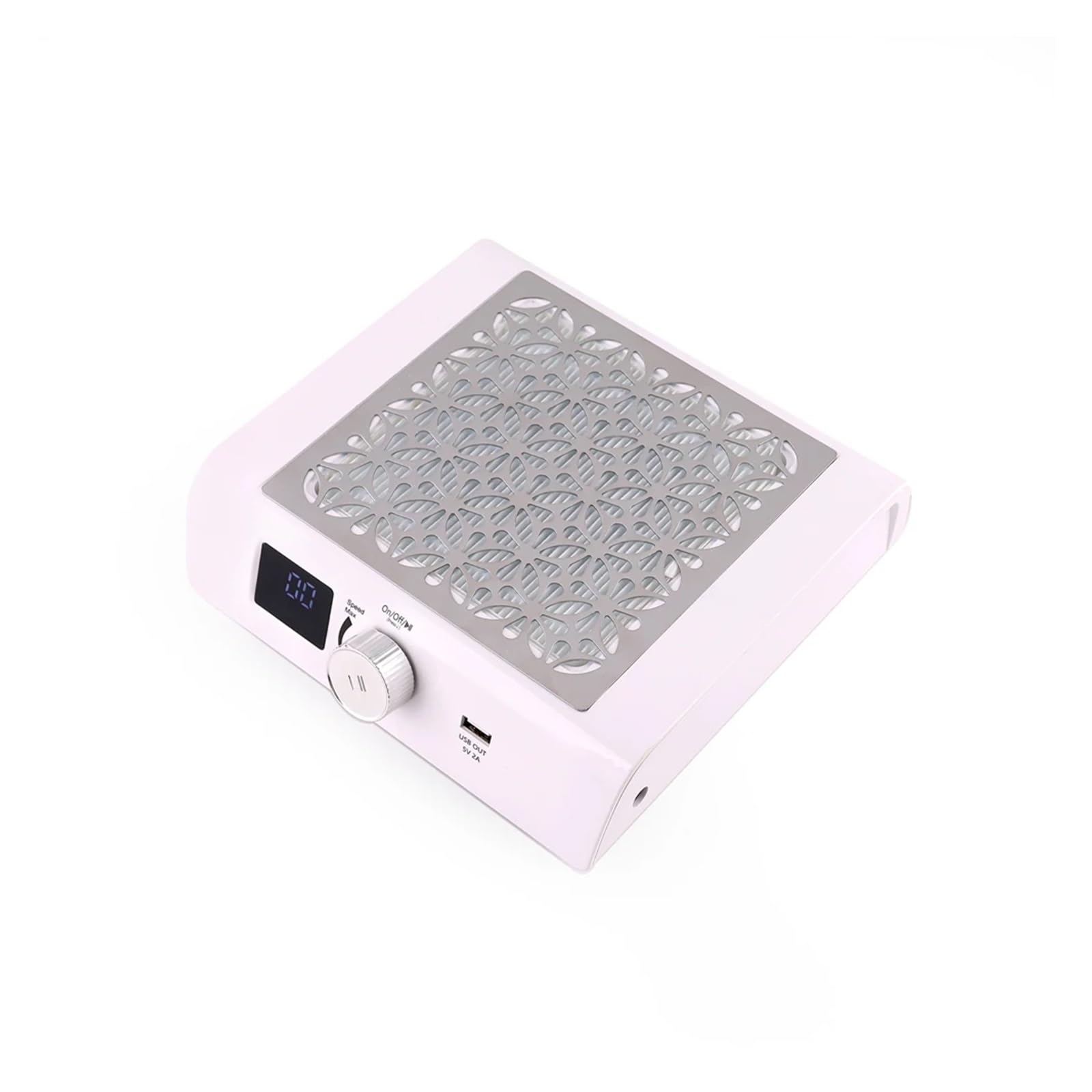Aspirador UñAs, Aspiradora inalámbrica potente de 85 W con colector de polvo for uñas y succión fuerte, 4500 RPM, batería, limpiador de polvo for uñas con adaptador reemplazable