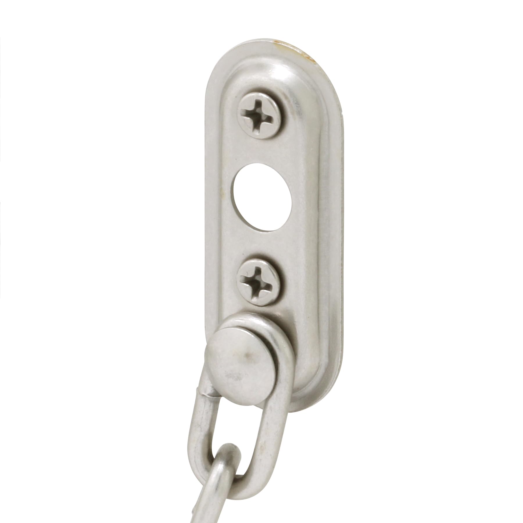 Prime-line Products U 10386 Porte Guard, Type de chaîne en acier, Nickel satiné