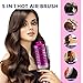 Hair Dryer Brush, Blow Dryer Brush, Surelang Upgrade 5 in 1 Hot Air Brush,One - Step Hair Dryer & Styler Volumizer for Fast Drying, Rotating Straightening, Curling,Perfect Mothers Day Gifts ( US Plug)