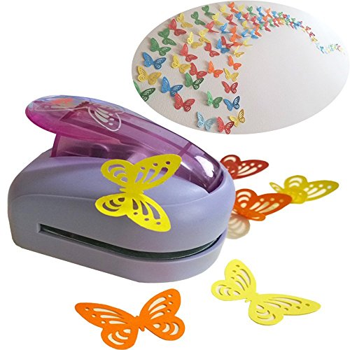 KREPLACEMENT@ Butterfly Paper Punch Cutter Tool Large Shape Craft DIY Puncher 3.7 * 2.6 * 2.6 inch