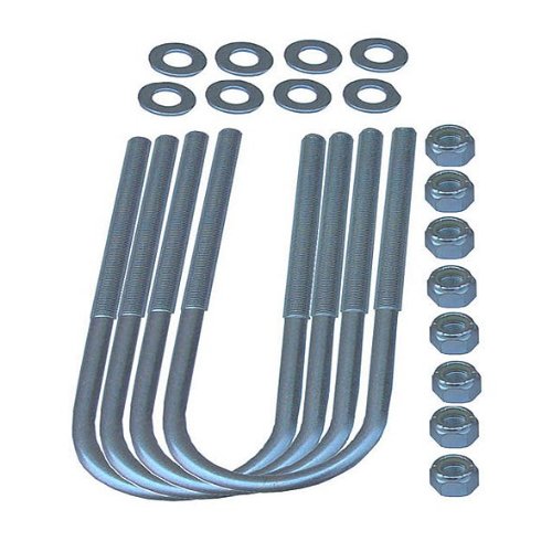 Rear Dana 35 Axle Heavy Duty U-Bolt Kit Compatible with Wrangler YJ Cherokee XJ