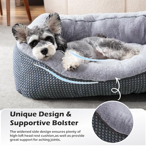 Image of INVENHO Dog Bed Medium Size, Orthopedic Warming Soft Calming Sleeping Durable with Anti-Slip Bottom