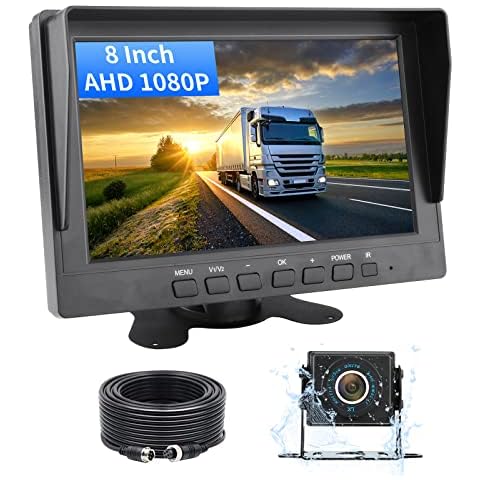 Jansite Kit de cámara de Marcha atrás AHD 1080P para Vans Cover