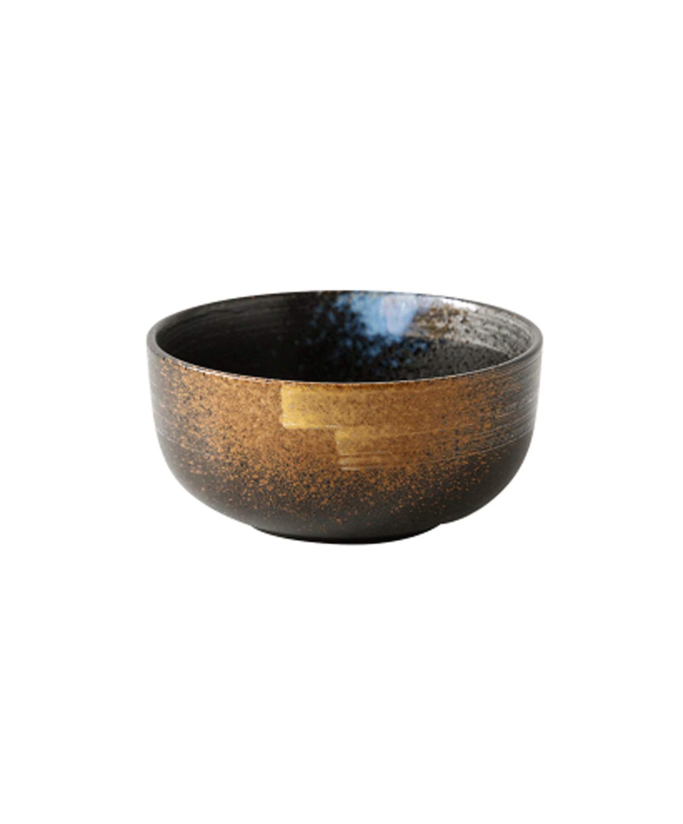 Cuisine Japonaise Rétro Créative Céramique Vaisselle De Vaisselle Ramen Bol Grand Bol À Soupe Nouilles Bol À Ménage (Color : Brown)