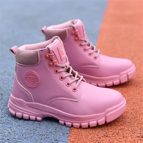 Image of Womens Steel Toe Boots Lightweight Comfortable Fashion Safety Boots Composite Toe Industrial Construction Work Shoes Men