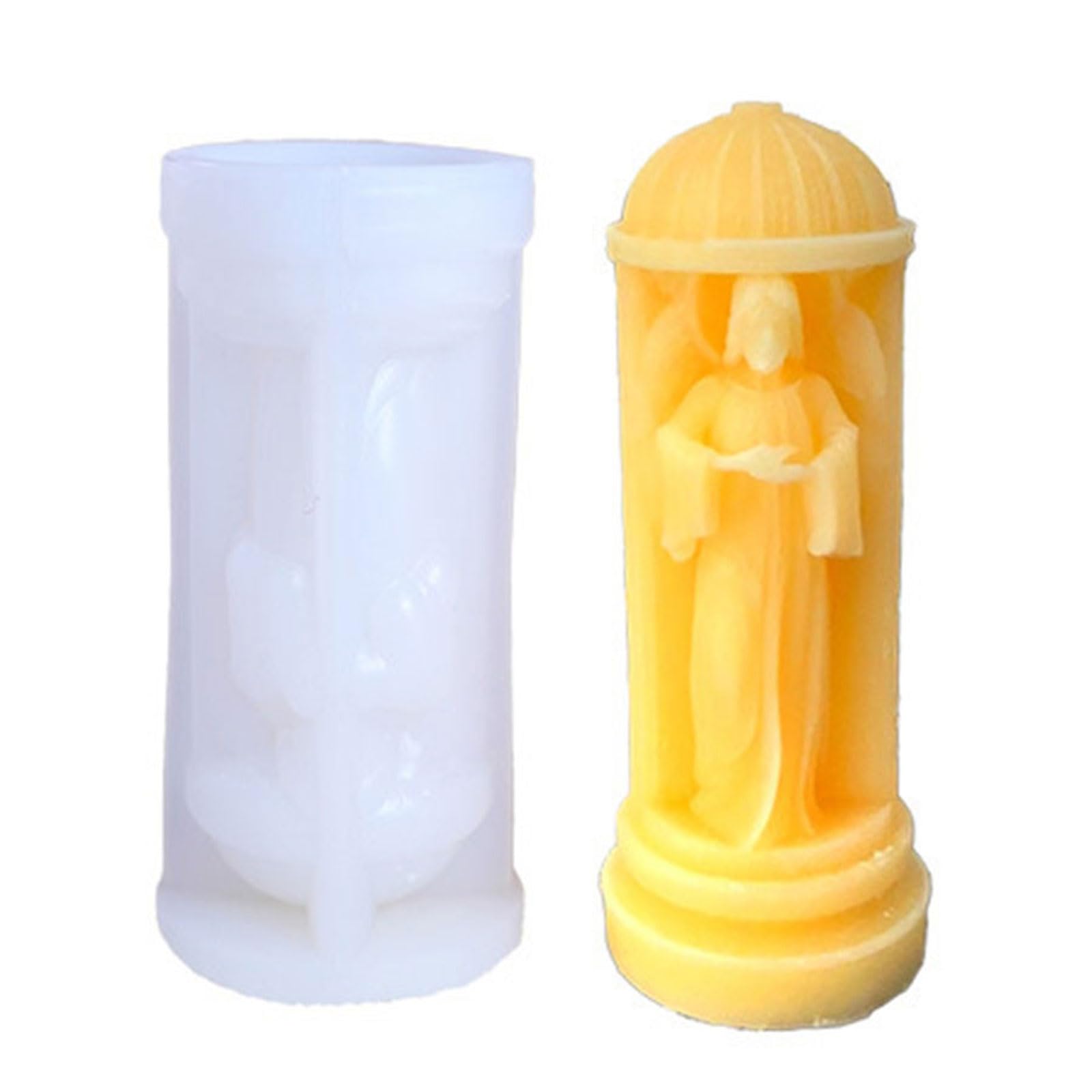 RUINBNC Religion Shape Silicone Molds Ornament Molds Castings Plasters for Home Decoration Religion Shape