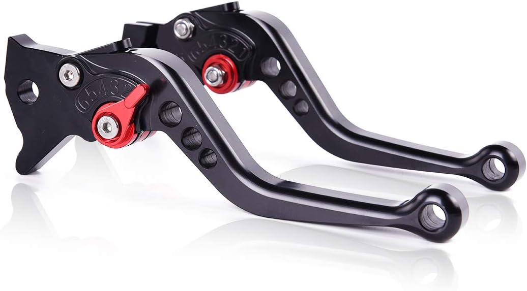 Adjustable CNC Short Brake Clutch Levers Compatible with Suzuki SV650/S 1999-2009 RGV 250 All Years RF 600R 1993 GSXR 750 1990-1991 DL650/V-STROM 2004-2010 GSX600/750 Katana 1998-2006