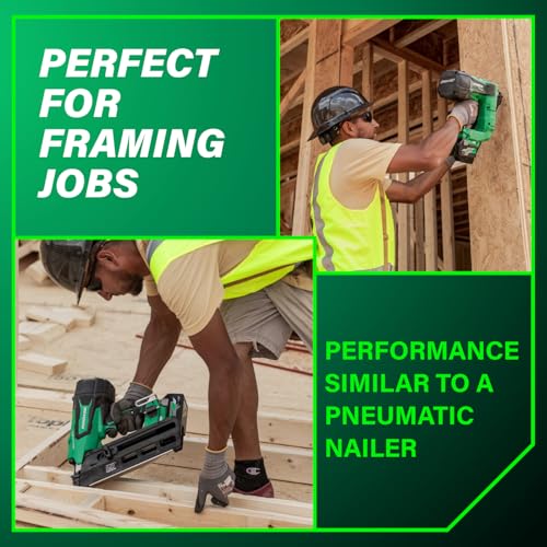 Metabo HPT NR3690DR MultiVolt Nailer Kit