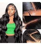 Kapelli Hair Glueless HD Lace Front Wigs Human Hair Pre Plucked Bleached Knots with Baby Hair 180...