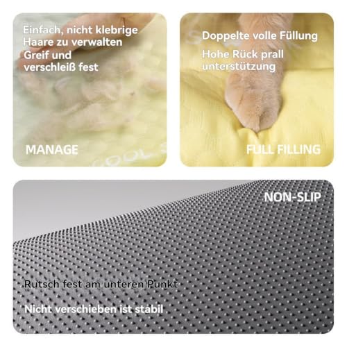 Tapis rafraîchissant pour chiens et chats 3D Cool lavable 50x65 cm - 5