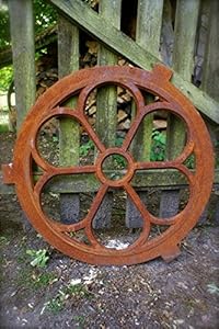 Antikas Rundes Gusseisenfenster Modell Giebel