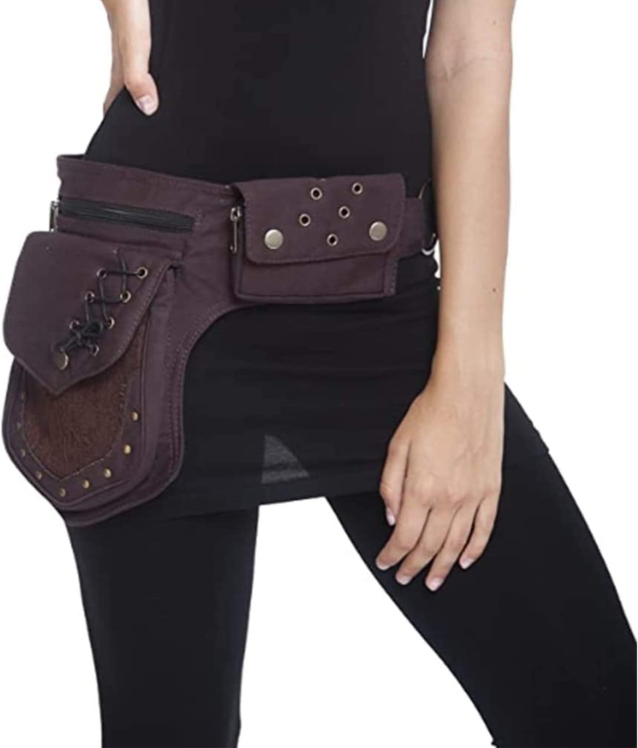 Renaissance QAZWSXE Festival Fanny Pack for Women - Waist Bag with Lace Design - Image 3