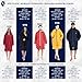 ALLEN & MATE 100% Waterproof Adult Changing Robe, Oversized Long Sleeve Swim Parka, Windproof Winter Coat for Surf Outdoors