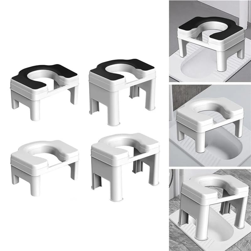 Reposapiés de plástico for adultos, taburete de baño con escalón elevado, ayuda for sentadillas, taburete de baño portátil, taburete de baño resistente for adultos, reposapiés antideslizante.(26.5cm w