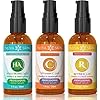NUVA-SKIN-3-Pack-Anti-Aging-Serum-for-Face-Vitamin-C-Serum-for-Face-Retinol-Serum-Hyaluronic-Acid-Serum-Full-Regimen-Face-Serum-Set-Skin-Care-Face-Serum-for-Women-and-Men-Facial-Serum NUVA SKIN - 3 Pack Anti Aging Serum for Face - Vitamin C Serum for Face, Retinol Serum, Hyaluronic Acid Serum, Full Regimen Face Serum Set, Skin Care Face Serum for Women and Men, Facial Serum